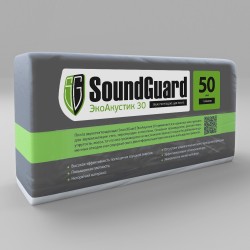 Звукопоглощающая плита SoundGuard Саундгард ЭкоАкустик 30 (50 мм) АкустикПроф