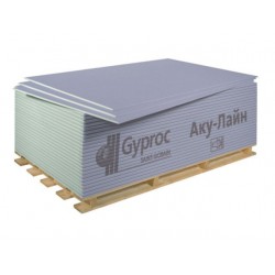 AkuLine ГКЛА Gyproc, лист 2500 х 1200 х 12,5 мм (3м2/лист)